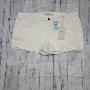 Torrid White Shorts
